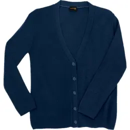 Ladies Basic Cardigan Navy